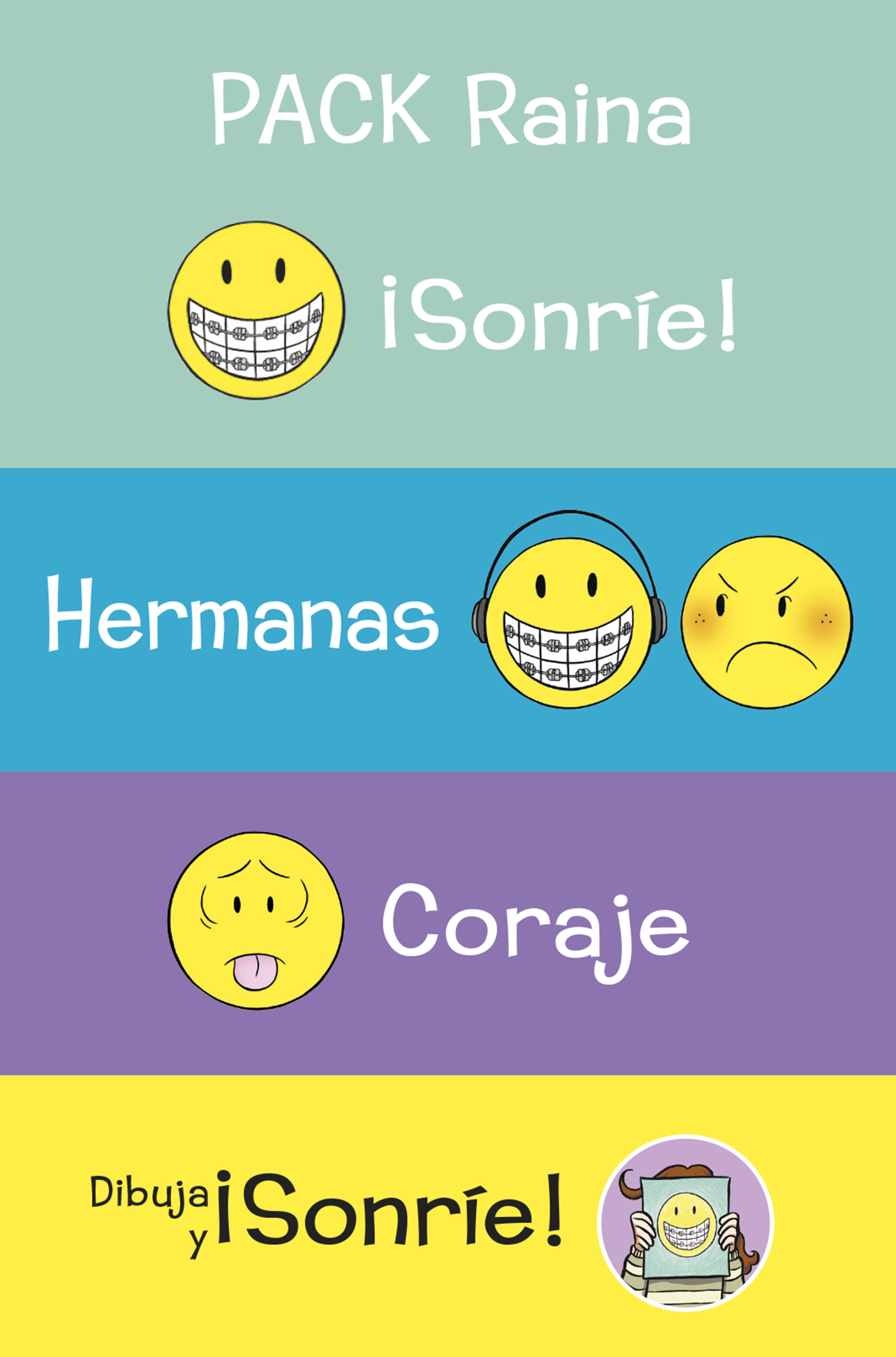 Pack Raina (4 Vol. ) Comienza a Leer Sus Novelas Gráficas-1
