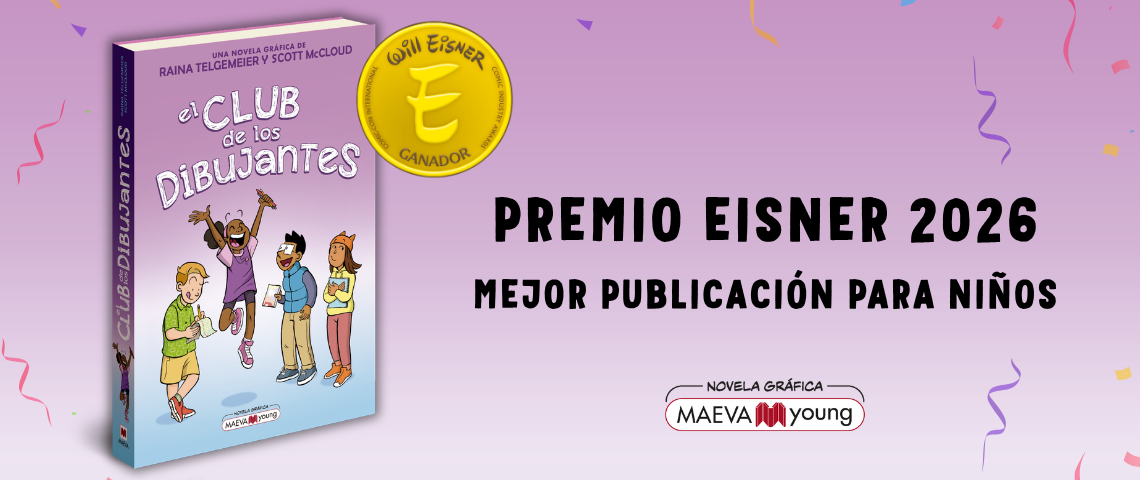  El club de los dibujantes, Premio Eisner 2026 a la Mejor publicación para niños (MAEVAyoung)